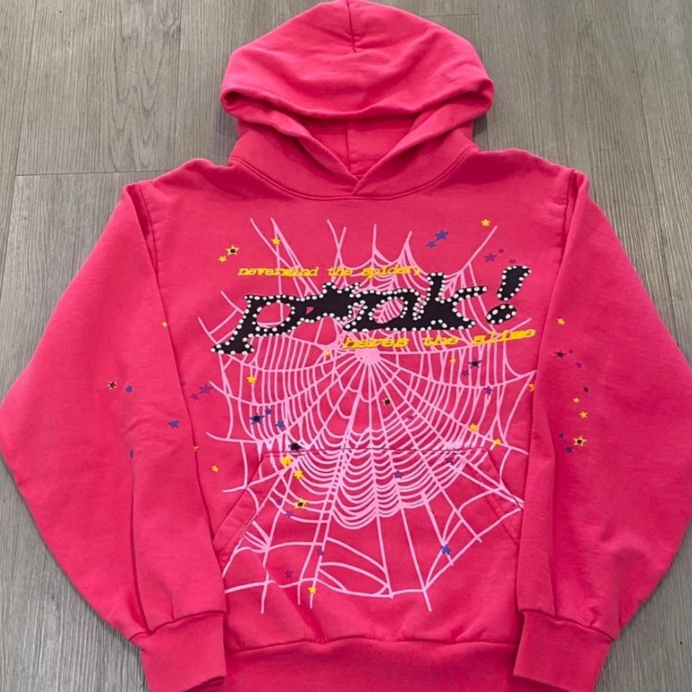 COPY - Pink Sp5der Hoodie